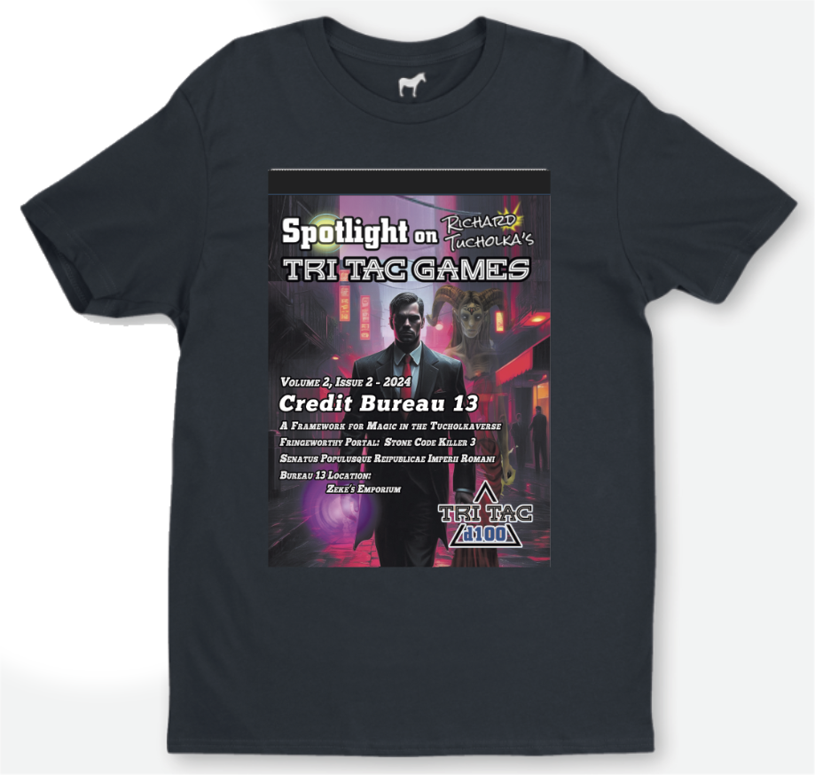 Spotlight on Tri Tac Games t-shirt
